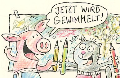 Preview image „Aufbaukurs Zeichentraining - Wunderwelt Wimmelbild“
